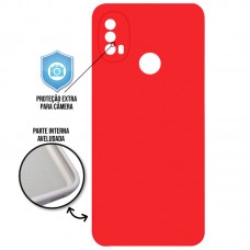 Capa Motorola Moto E30 e E40 - Cover Protector Vermelha